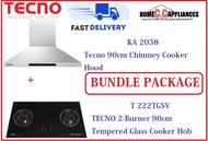 TECNO HOOD AND HOB FOR BUNDLE PACKAGE ( KA 2038 &amp; T 222TGSV ) / FREE EXPRESS DELIVERY