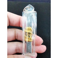 泰国佛牌 Thai Amulet  1 Batch Takrut Salika lp tud 头帮人缘鸟符管 笑容高僧 2555 Barang Barang Sembahyang Thai 防水壳