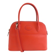 HERMES Epsom皮革Bolide 27銀扣肩背袋