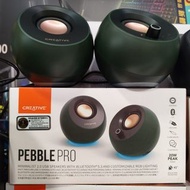 ＜荃灣門市現貨＞全新行貨 CREATIVE PEBBLE PRO 具備藍牙™ 5.3 RGB 燈光 2.0 USB-C 電腦喇叭 PC Mac PS5 PS4 Series Nintendo Switch 全支援