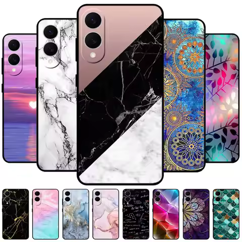 For Samsung S25 Edge Case Soft TPU Marble Phone Cases for Samsung Galaxy S 25 Edge S25Edge Silicon C