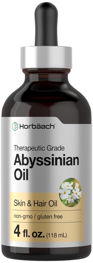 Horbäach Abyssinian Oil | 4 fl oz | Hair and Skin Oil | Paraben, SLS and Fragrance Free | from Cramb