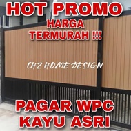 ready ! Pagar decking wpc ka pagar wpc pagar minimalis pagar kayu asri