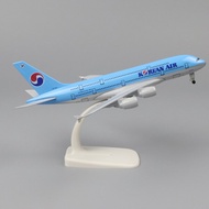 Metal Aircraft Model 20Cm 1:400 Etihad A380 Metal Replica Alloy Material Aviation Simulation Childre