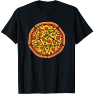 T-shirt Pizza Pentagram Shirt Occult Satanic Lucifer T-Shirt - Shirt - T-Shirt - T-Shirt - Adult T-S
