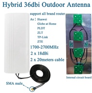 Hybrid Antenna MIMO 3G 4G LTE WIFI Antenna Outdoor Super Galaxy Hybrid Antennas 36dBi with 20meters 