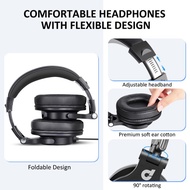 DbE DJ80 Foldable DJ Headphone with Detachable Microphone