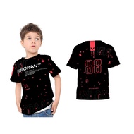 Valorant Jersey for Boys and Girls Full Printing Free Custom Name - Valorant Game T-shirt for Childr