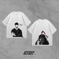 [New Released] ETQT WorldWide - Anime Shirt - Solo Leveling - Manga Style - Jinwoo And Igris - Arise