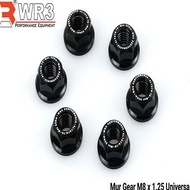 Bolt Nut Fastener Nut Gear Wr3 8Mm R15V3/R15V2/Gsx 150Rr/Gsx 150R/Ninja 150Rr/Xsr 155
