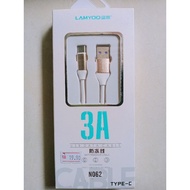 3A fast charging  Type C cable. data cable Type C