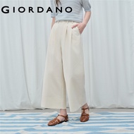 GIORDANO WOMEN Women Pleated Casual Pants 18426205
