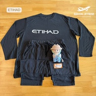 NEW ETIHAD AIRWAYS SLEEPWEAR SET | LUXURY LOUNGEWEAR AUTHENTIC