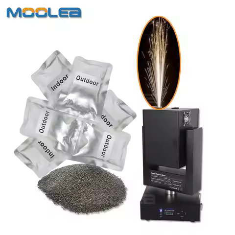 1-200 bag Ti Powder 100g 750W Cold Spark Machine 750W Sparkular Machine DMX Wedding Sparkler Machine