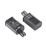 Dipprun Bộ phận DIY vỏ sạc dự phòng Sạc Dự Phòng Trong Suốt 21700 Bộ sạc pin Trường Hợp Pd 22.5 W Nh