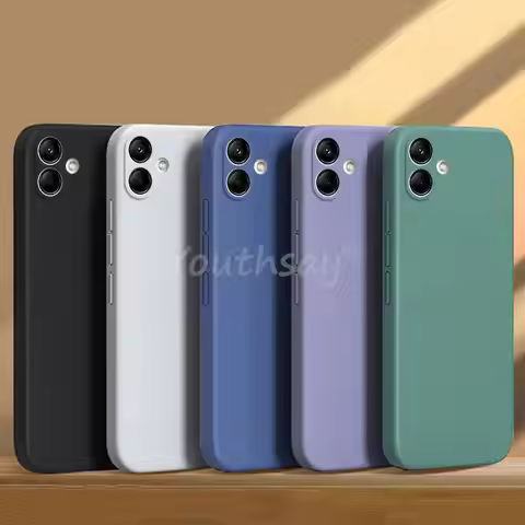 For Samsung Galaxy A04 Case For Samsung A07 A06 A05 A15 A04 A04S A04E A14 A03 A03S A33 Cover Silicon