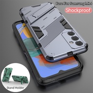 Shockproof Armor Phone Case For Samsung Galaxy M14 5G SM-M146B Holder Stand Casing hp Samsungm14 M 1