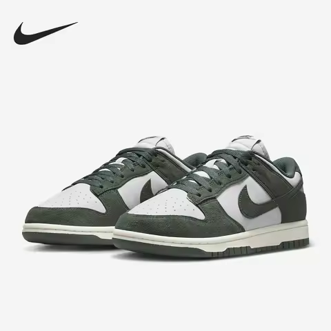 Nike Official Genuine Dunk Low Women's Lightweight Low-top Casual Classic Sneakers HJ7673-002