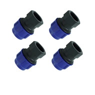 ข้อต่อเกลียวใน PE ขนาด 25 มิล (3/4หุน) จำนวน 4 ตัว/แพ็ค