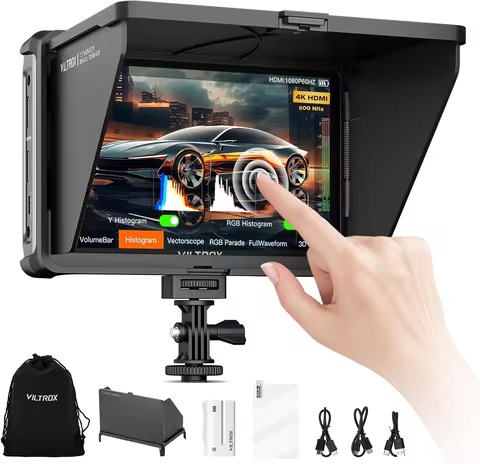 Viltrox 4K Touch Screen HDMI DC-L1/L2 7 Inch On Camera Field Monitor IPS Profissional Camera Studio 