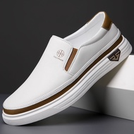 Men G365 Genuine Leather Casual White Shoes Men's Shoes EMN5