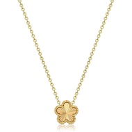 18K Gold-Plated Clover Necklace Ladies Four-Leaf Flower Lucky 4-Leaf Necklace Pendant Exquisite Jewe