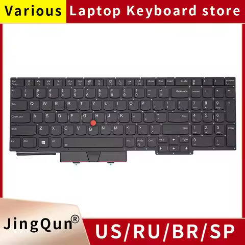 US Russian For Keyboard Lenovo ThinkPad Backlit Keyboard E15 Gen1 E15 Gen2 R15 Notebook Layout