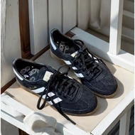 -ES- Adidas Handball Spezial Retro Suede Black White Versatile German Training Shoes Casual DB3021