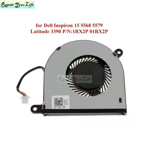 01RX2P Laptop CPU Cooling Fan Cooler for Dell Inspiron 13-5568 7378 5378 5379 5368 13MF Latitude 339