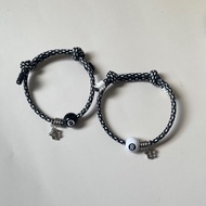 Madde drawstring 8 ball / eight ball bracelet / Men's and Women's bracelet