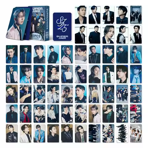 92Pcs/Set Kpop Idol SUPER JUNIOR New Series Lomo Cards LeeTeuk HeeChul HD Printd Photocards Stickers
