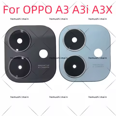 For OPPO A3 A3i A3X rear back camera lens glass Cover with Adhesive Replacement+ pegatina adhesiva