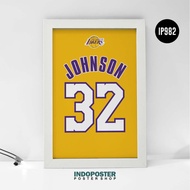 NBA Magic Johnson Legend Lakers Basketball Sport Poster