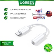 UGREEN MFi Lightning to 3.5mm Jack Headphone Adapter AUX Cable for 14 Pro Max 14 Plus 13 Pro Max 13 Pro 12 Pro Max 12 Pro 12 11 Pro Max SE 2 7 8 Plus XR XS MAX 3.5mm Lightning Audio Adapter Splitter