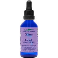 Eidon Ionic Minerals Liquid Zinc Concentrate - Ionic Zinc Sulfate Supplement Drops for Men, Women, &