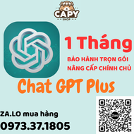 Nâng Cấp ChatGPT Plus Chính Chủ 1 Tháng