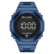 Jam Tangan Belleda Touchscreen Digital BL 9420 Rantai Stainless Tahan Air Original
