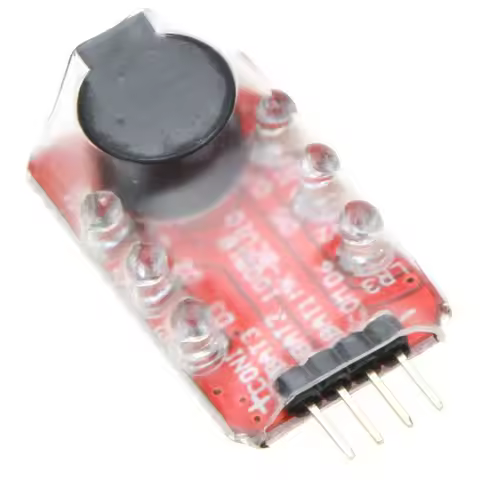 Loud hailer Lipo battery voltage alarm display Checker 2-3S LED display for RC Helicopter Quadcopter