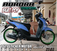 COD DECAL STICKER FULL BODY BEAT POP TERBARU BEAT THN 2016 AKSESORIS BEAT POP MODIFIKASI BEAT POP VA