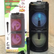 6.5 Inch Speaker Outdoor Portable Speaker DJ Speaker System Subwoofer Sound Box With Free Microphone