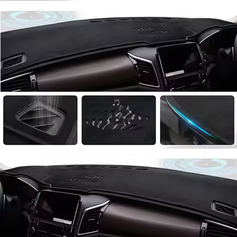 Car Flannel Dash Mat for 2002 - 2011 Hyundai Getz TB Click Accessories Dashboard Cover Protector Car