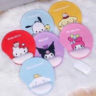 hello kitty 護墊 手腕 mouse pad 辦公 文具 office 鼠標墊 滑鼠墊 桌面 電腦墊 公仔 手枕 玉桂狗 肉桂狗 kuromi melody pc狗 pochacco 布甸狗