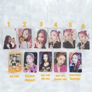 Pc ITZY YEJI CRAZY IN LOVE OFFICIAL PHOTOCARD