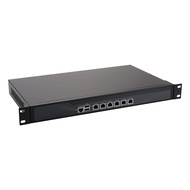 1U Rackmount Firewall Router With 6 Intel NICs Intel Core i3-3110M / i3-4100M Dual Core VPN PC Soft 