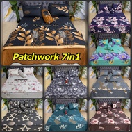 Cadar Patchwork Permium Cotton  Queen 7in1  High Quality new Stock