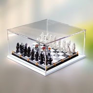 [Acrylic Transparent Display Box] Acrylic Anti-dust Box Suitable for Lego 76392 Hogwarts Wizard Ches