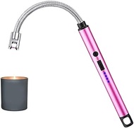 Candle Lighter,Electric Lighter Rechargeable Lighter with Hanging Loop,Plasma Lighter Windproof Ligh