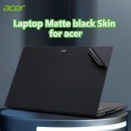 Sticker Laptop Matte black Sides Skin 14'' 15.6'' 16'' Inch Case ACER Swift GO 14 SFG14-41 Swift GO 16 SFG16-71 Swift 3 Aspire 7 A715-76 Solid Color Protective Film