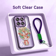 YBD Phone Case For Motorola G77 G67 G56 G86 Power Fresh Bouquet Flat Pattern Silicone Soft Shell
