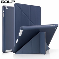 Apple ipad 2 3 4 Case GOLP Cover for New ipad 2 flip case for ipad 4 Smart cover for ipad 3 Stan